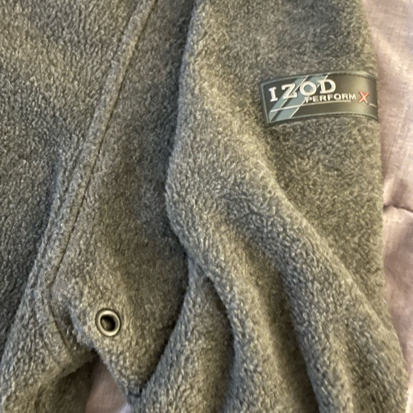 Mens iZod Performance Fleece Sweater - Picture 3 of 7